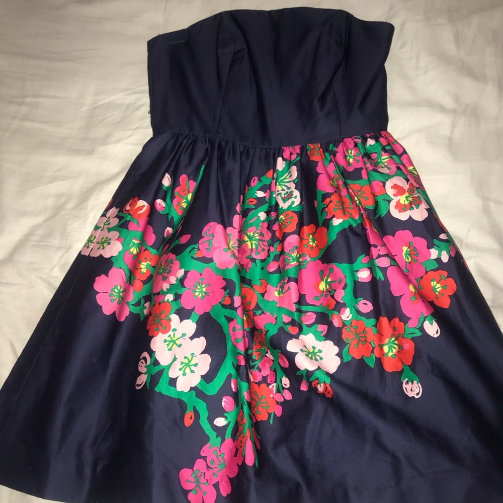 Lilly Pulitzer worn once strapless dress